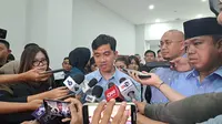 Calon wakil presiden Gibran Rakabuming Raka dituding hanya memiliki ijazah setara dengan sekolah menengah atas (SMA). (Merdeka.com/Lydia Fransisca)