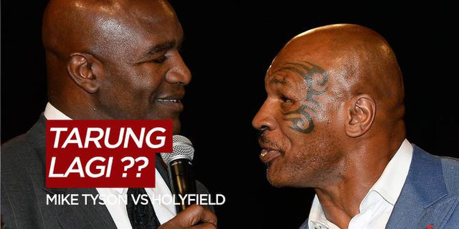 VIDEO: Dua Petinju Legendaris Mike Tyson dan Evander Holyfield Siap Tarung Lagi