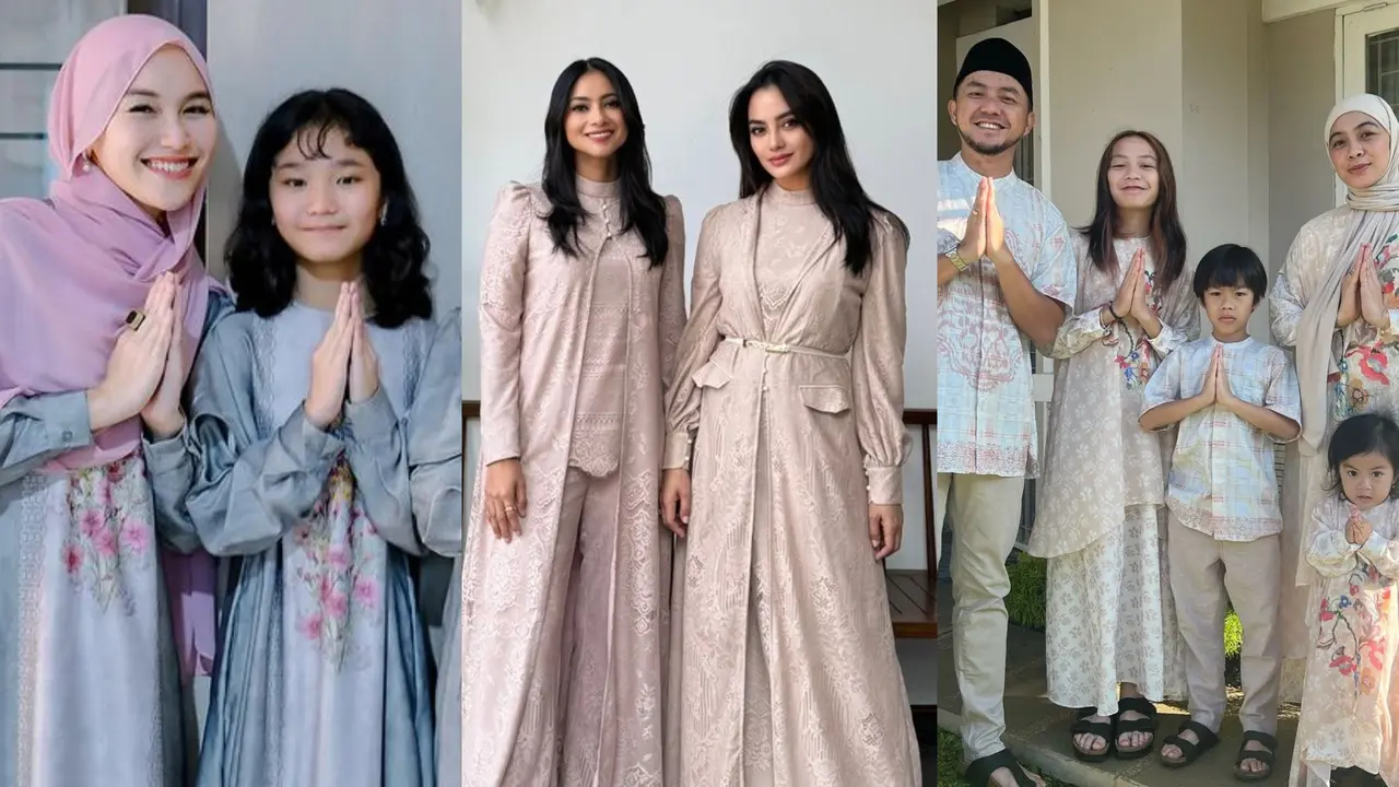 Tak Lagi Pakai Baju Shimmer, Ayu Ting-Ting, Fuji An hingga Ananda Omesh Pilih Busana Pastel Saat Idul Adha
