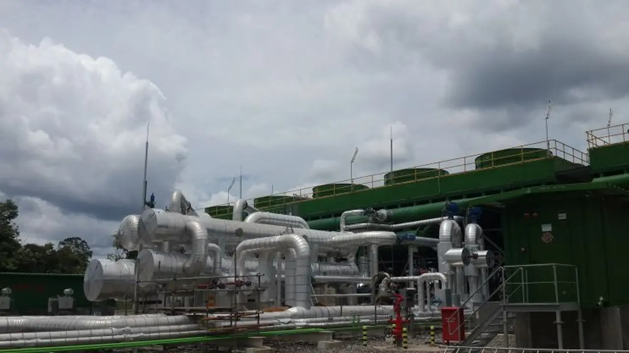 Wilayah Sumatera Utara mendapat tambahan pasokan listrik sebesar 110 Mega Watt (MW) dari Pembangkit Listrik Tenaga Panas Bumi (PLTP) Sarulla Unit I. (Pebrianto/Liputan6.com)