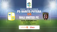 PS Barito Putera vs Bali United FC