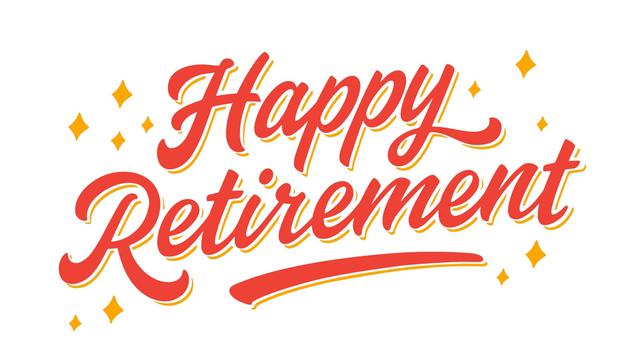 Ilustrasi selamat pensiun, purna tugas