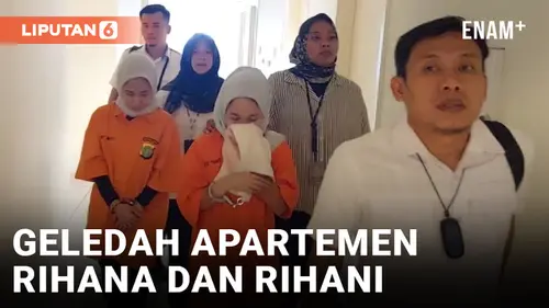 VIDEO: Polda Metro Bawa Si Kembar Rihana dan Rihani untuk Geledah Apartemen Tempat Persembunyian Mereka