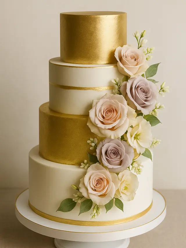 7 Model Kue Pernikahan Simple Tapi Elegan, Punya Luna Maya Jadi Sorotan