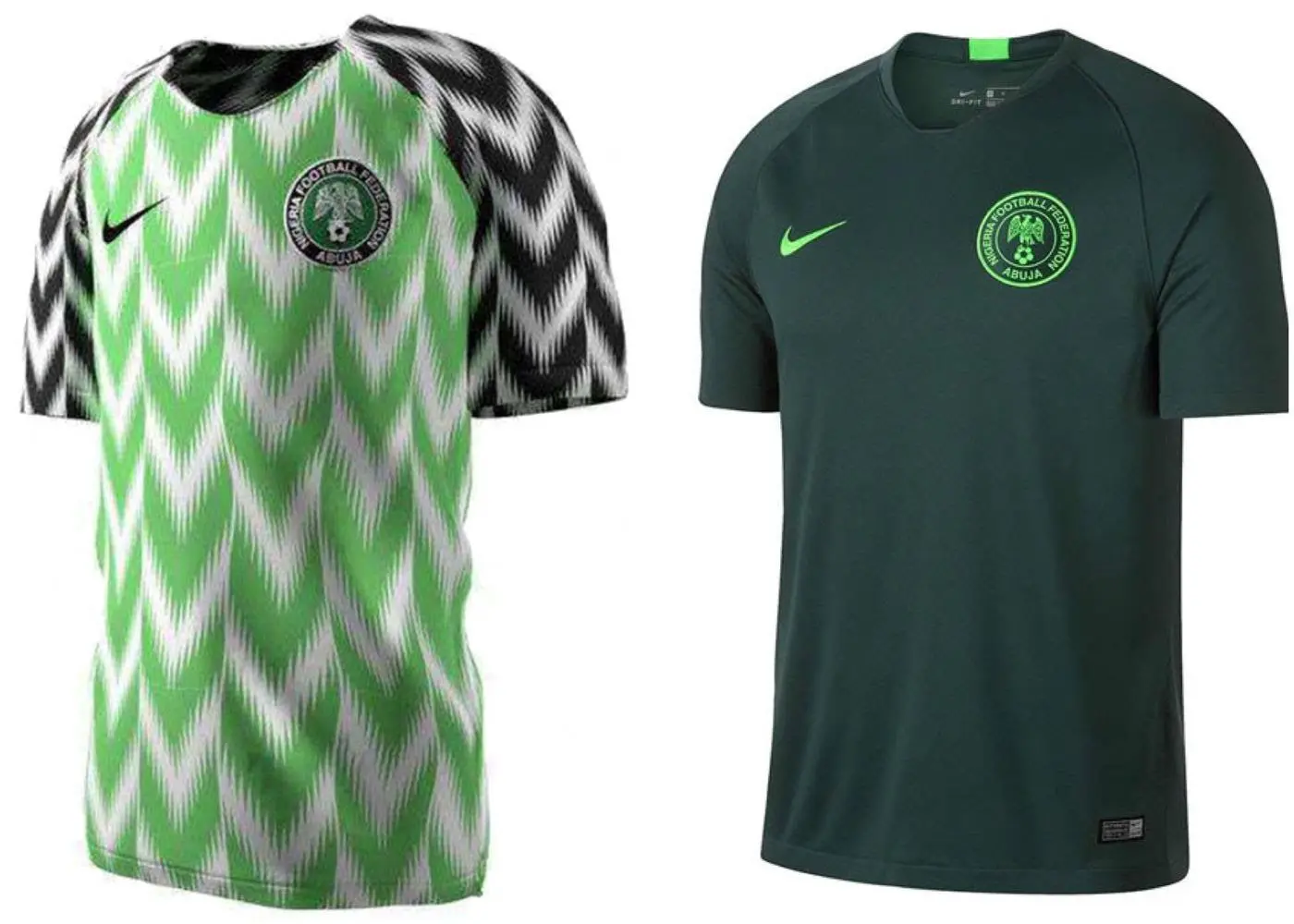 Jersey Nigeria Piala Dunia 2018. (Nike)