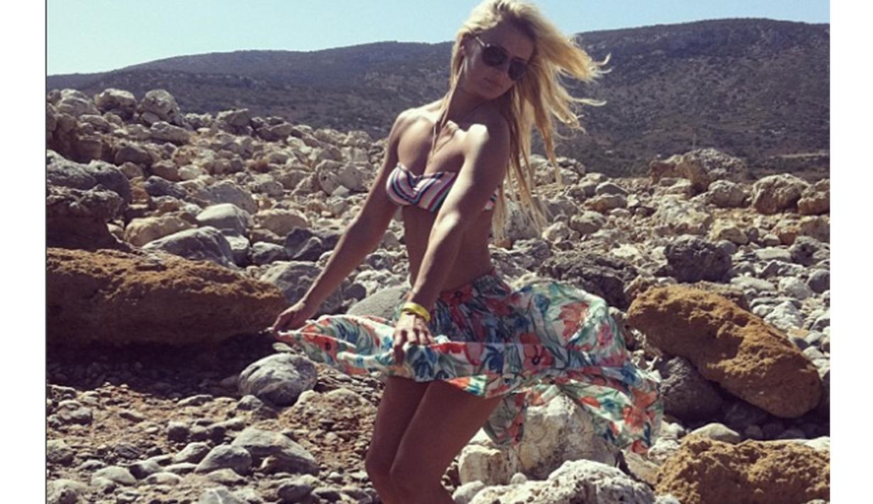 Madara Palameika lahir pada tanggal 18 Juni 1987 di Talsi, Latvia. (Instagram/Madara Palameika)