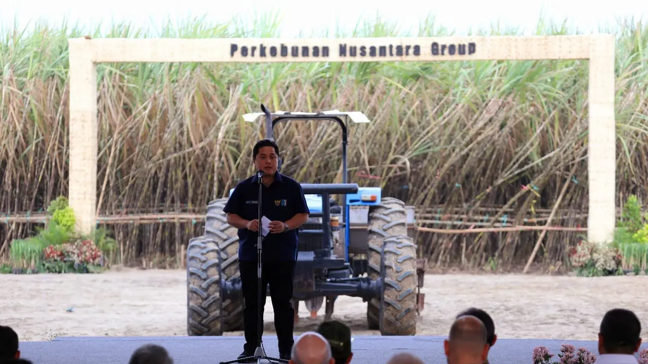 Menteri BUMN Erick Thohir membentuk Sugar Co untuk menjaga ketahanan pangan dan energi di tengah ancaman ketidakpastian global.