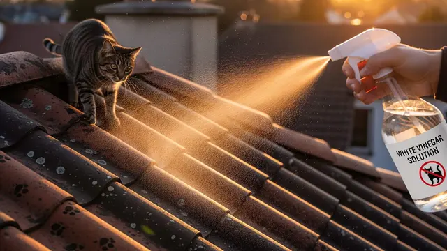cara mencegah kucing liar berak di atap rumah