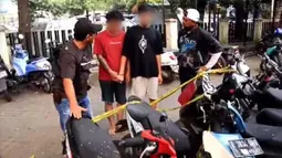 Dua Maling Motor Diciduk, Uang Curian Dipakai Foya-foya