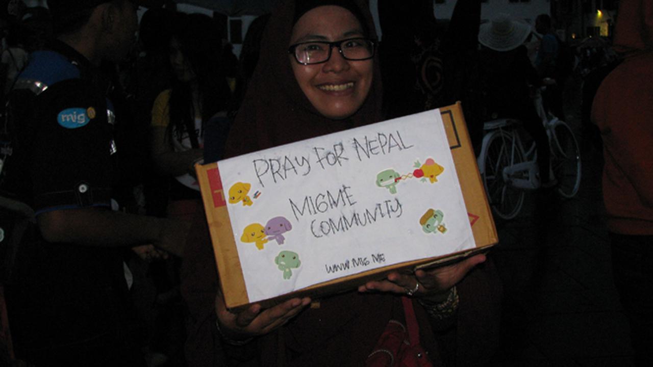 Komunitas Migme Galang Dana Buat Korban Gempa Nepal