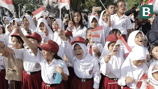 Siswa Kirab Obor