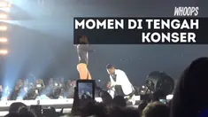 Bahkan sesaat setelah dilamar pun Ashley langsung menari kembali mengiringi Beyonce.
