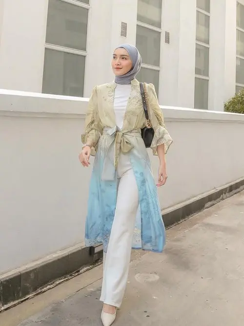 Outfit kondangan hijab simple top