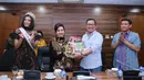 KEIN berharap para Puteri Indonesia ini bisa membantu mempromosikan pariwisata dan produk Indonesia ke dunia internasional. Selain itu, diharapkan bisa meningkatkan ekonomi lebih berkualitas. (Adrian Putra/Bintang.com)