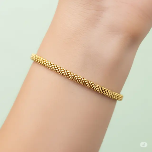 Model Gelang Rantai 4 Gram untuk Tangan Kurus Anti Kendor.