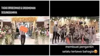 Aksi Heboh Bridesmaid dan Grooomsmen. (Sumber: TikTok/@ananthaproject)