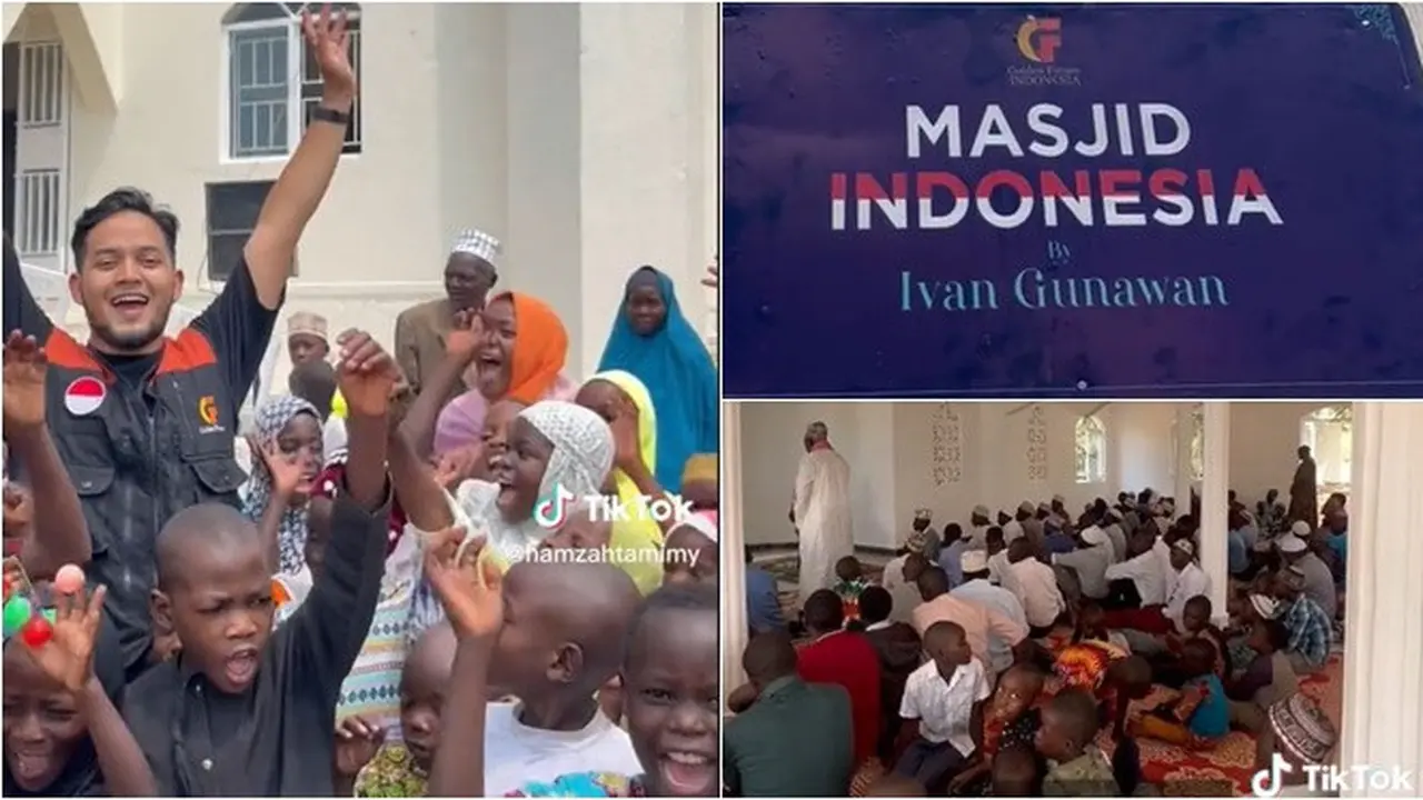 6 Potret Peresmian Masjid Ivan Gunawan di Uganda, Warga Sembelih 2 Ekor Sapi