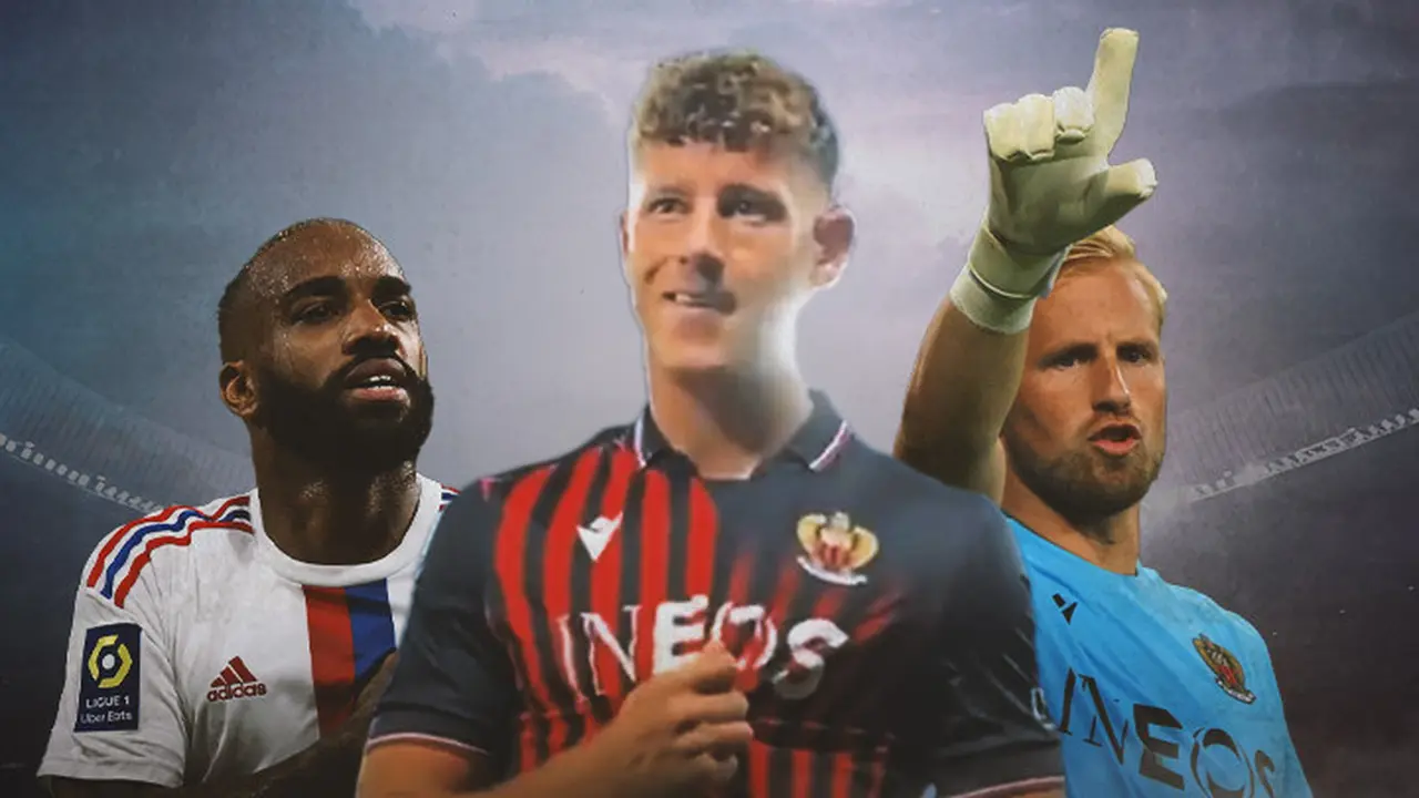 Ilustrasi - Alexandre Lacazette, Ross Barkley, Kasper Schmeichel