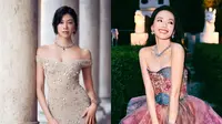 Hikari Mori dan Shu Qi saat muncul di acara Bvlgari. (dok. Instagram @bvlgari dan @sqwhat)