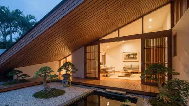 Japandi dengan Konsep Taman Zen