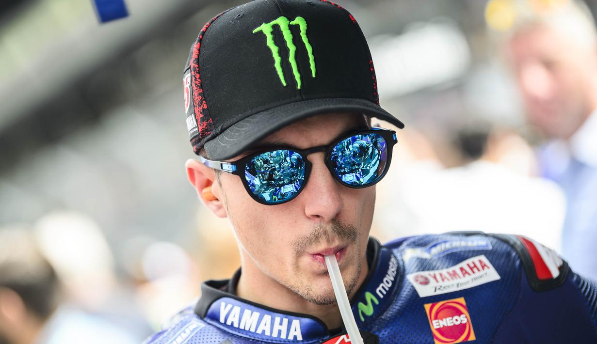 3. Maverick Vinales (Movistar Yamaha) - 150 Poin. (AFP/Jure Makovec)