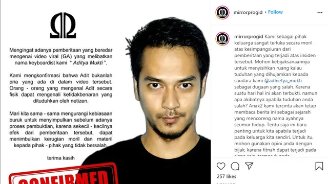 Adhietya Mukti Pria yang diduga ada dalam video syur mirip Gisel