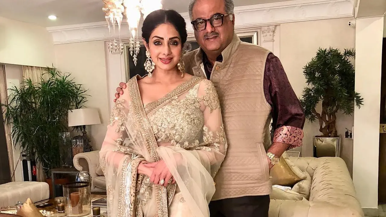 [Bintang] Sebelum Dipisahkan oleh Maut, Ini 8 Potret Kemesraan Sridevi dan Suami