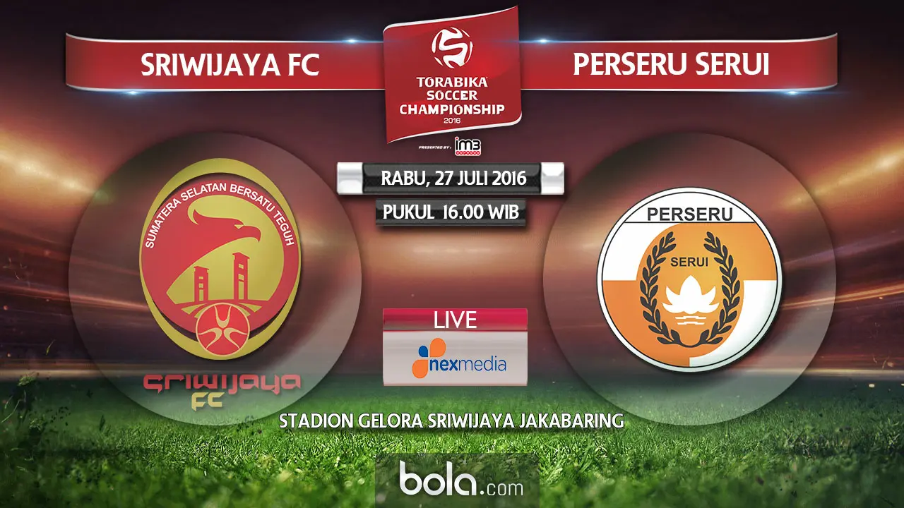 Sriwijaya FC vs Perseru Serui