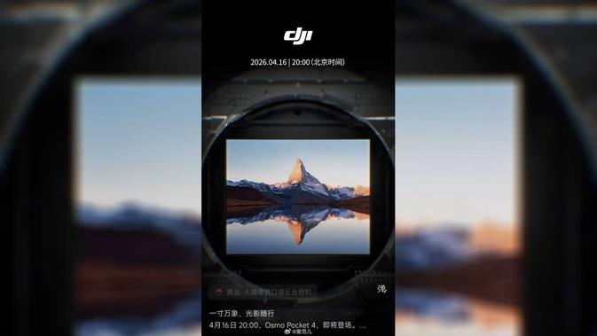 DJI Osmo Pocket 4 Segera Rilis, Ini Bocoran Spesifikasi dan Jadwal Peluncurannya