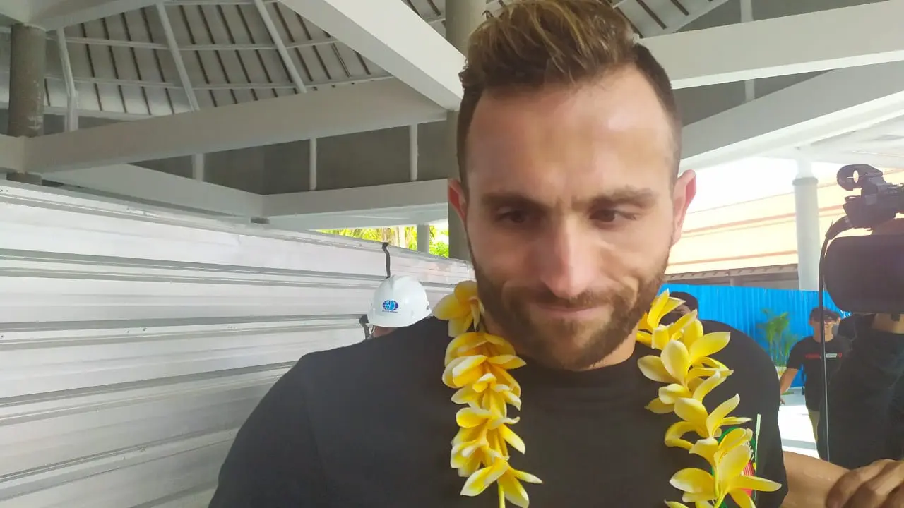 Striker Bali United, Ilija Spasojevic (Liputan6.com / Dewi Divianta)