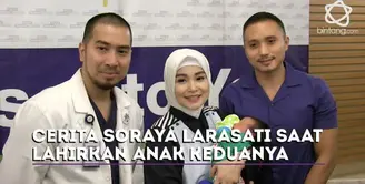 Soraya Larasati melahirkan anak keduanya dengan proses persalinan caesar.