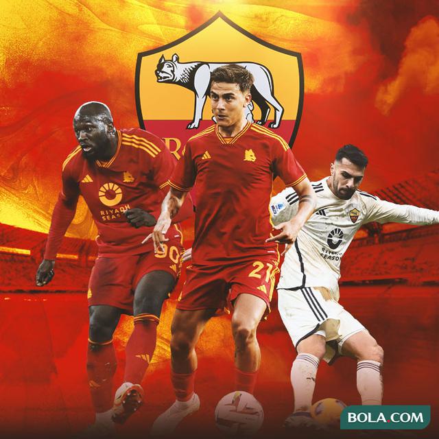 AS Roma - Romelu Lukaku, Paulo Dybala, Leandro Paredes