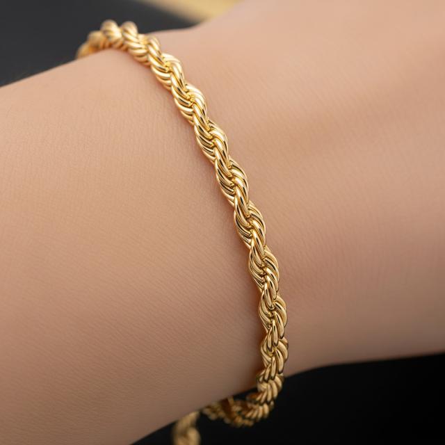 Rekomendasi Gelang Emas Tipis tapi Kuat