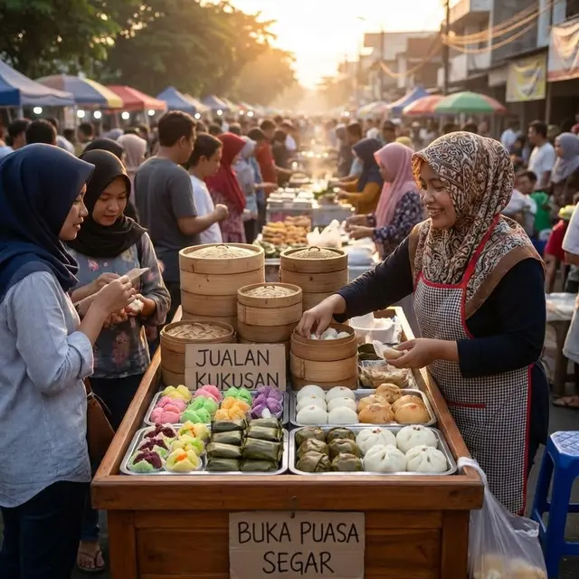 Ide Jualan Kukusan untuk Buka Puasa