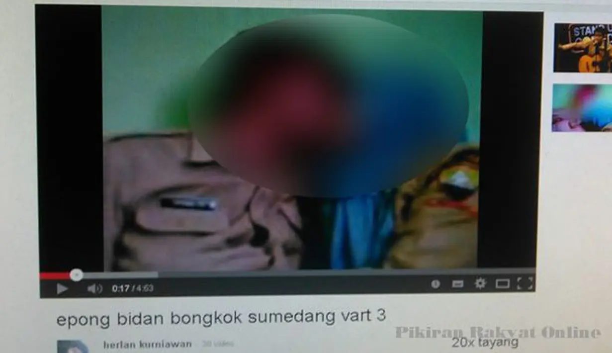 Video mesum yang berdurasi 4 menit 53 detik itu, menayangkan adegan ciuman antara seorang pria dan wanita berjilbab yang masih mengenakan baju seragam dinas Sumedang (Istimewa)