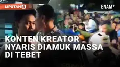 Keributan terjadi di Lapangan Ros Utara, Tebet, Jakarta Selatan pada Selasa (15/8/2023) malam. Pemicu berawal dari kreator yang membuat konten menegur pengendara yang melawan arus sejak sore hari. Disebut bila seorang anak kecil dibentak karena melaw...