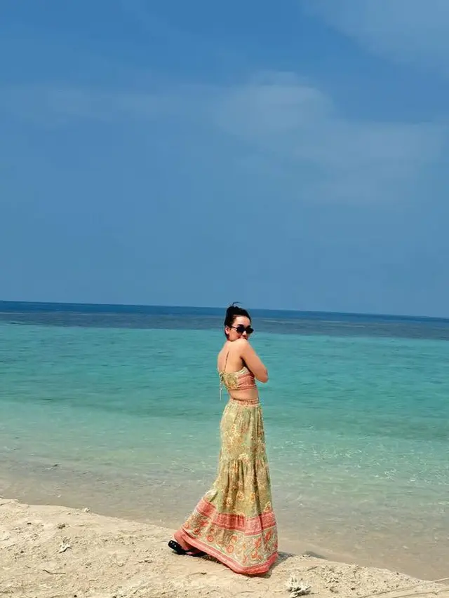 Ayu Ting Ting Liburan Kepulauan Seribu. [@ayutingting92]