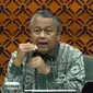 Gubernur Bank Indonesia Perry Warjiyo, dalam konferensi pers Rapat Dewan Gubernur Bank Indonesia Oktober, Kamis (19/10/2023). (Tira/Liputan6.com)
