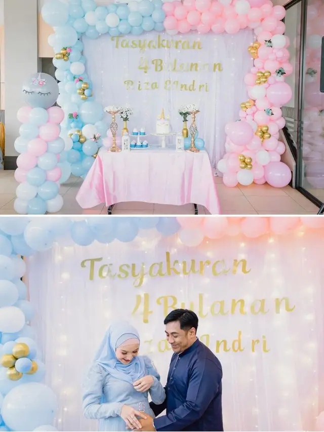 6 Momen Tasyakuran Kehamilan Istri Ustaz Riza Muhammad, Ungkap Jenis Kelamin Anak