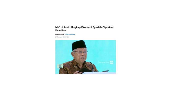 Cek fakta artikel Ma'ruf Amin menyebut zakat tidak masalah digunakan untuk MBG