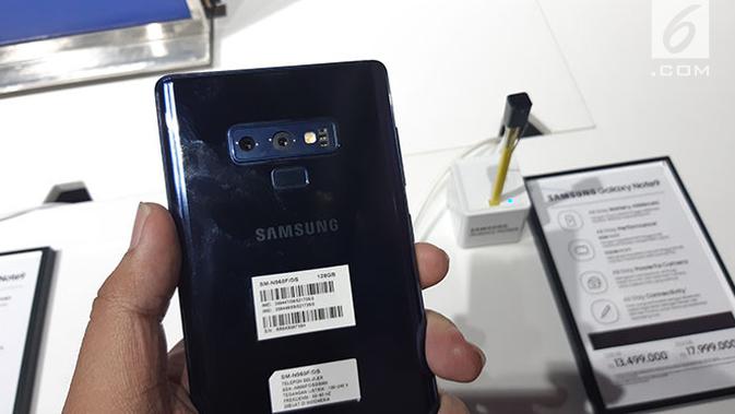 Samsung Galaxy Note 9. Liputan6.com/Agustinus Mario Damar