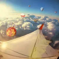 Window seat di pesawat terbang. (Shutterstock)