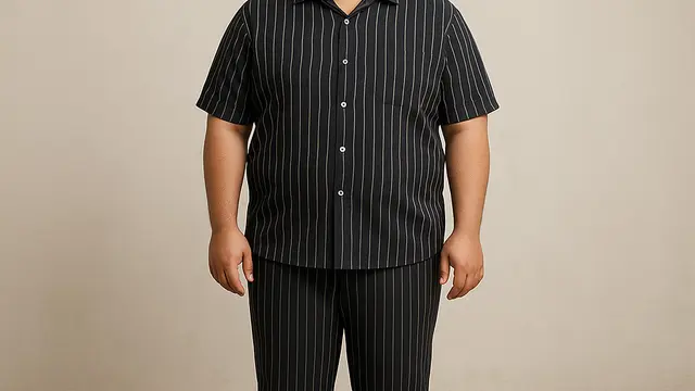 Ide Outfit yang Cocok untuk Pria Gemuk/Ilustrasi gambar oleh AI