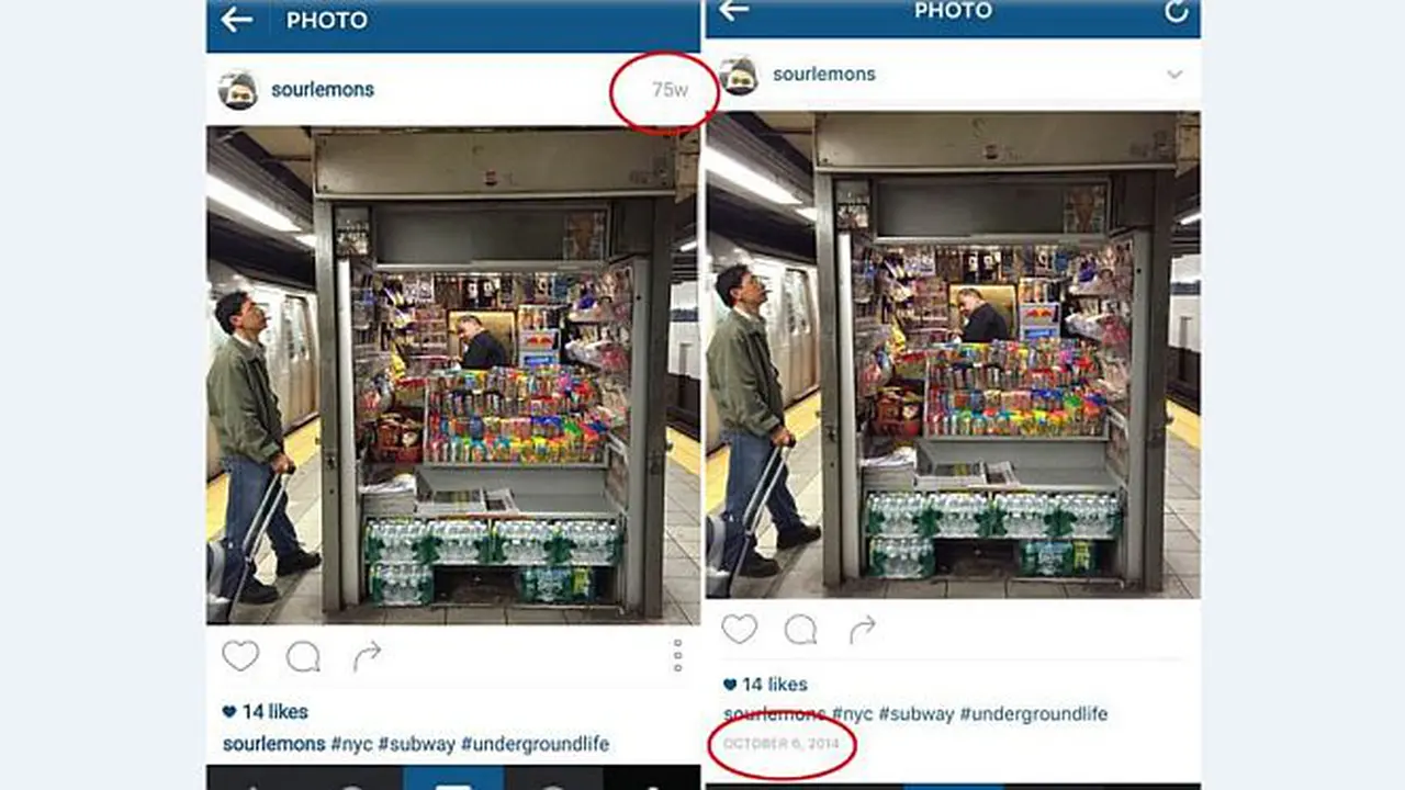 Instagram Tanggal Posting