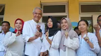 Calon Gubernur Jateng petahana Ganjar Pranowo usai mencoblos di Pilkada Jateng 2018, Selasa (26/6/2018). (Ist)