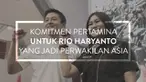 Video Pertamina yang terus berkomitmen untuk pebalap cadangan Manor Racing, Rio Haryanto, yang dianggap juga perwakilan asia di Formula 1.
