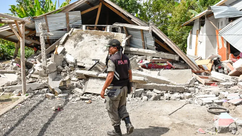 Dampak Gempa Bumi di Lombok