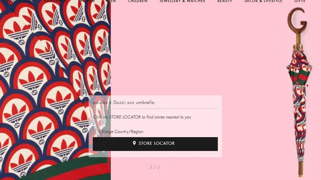 adidas X Gucci Sun Umbrella