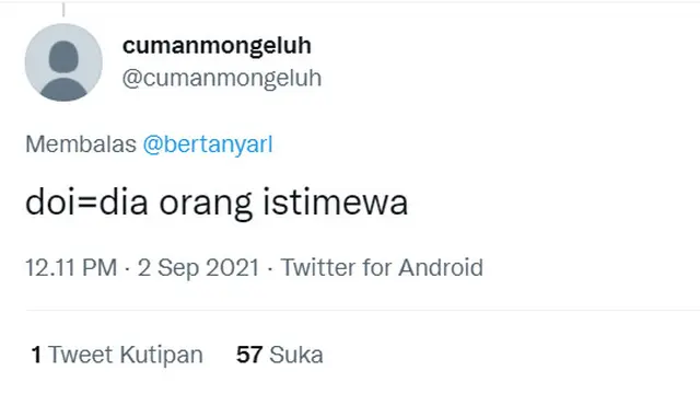 6 Kepanjangan ‘Doi’ ala Netizen Ini Bervariasi, Bikin Geleng Kepala