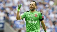 2. David Ospina – Hanya menjadi pemain cadangan setelah kedatangan Petr Cech membuat Arsenal mempertimbangkan untuk menjualnya. Kiper yang tampil gemilang di Piala Dunia 2014 ini tidak masuk rencana skuat Arsene Wenger musim depan. (AFP/Ian Kington)
